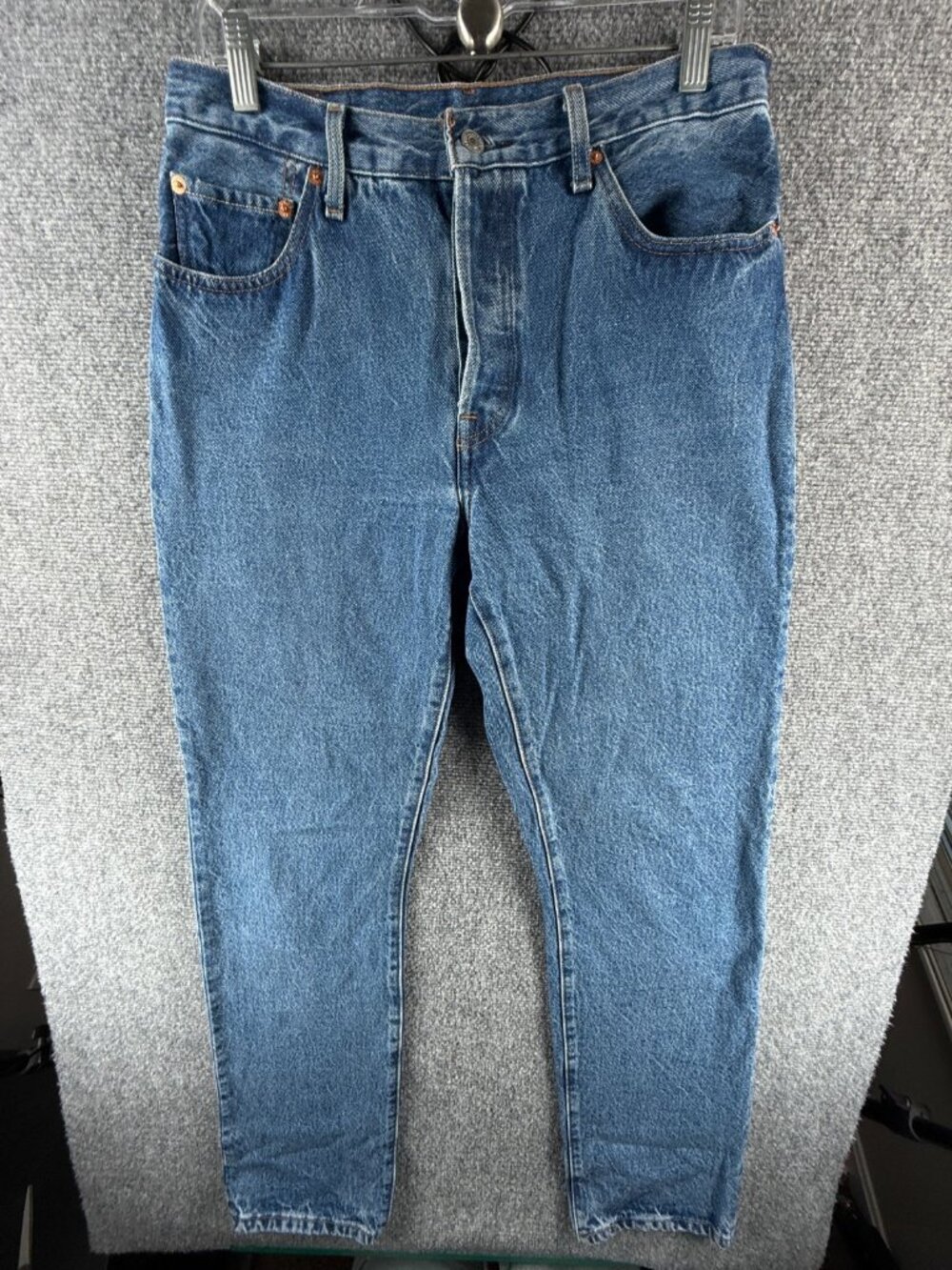 Levis 501s Premium Jeans Women Blue Button Fly Casual Denim Classic ACTL 30X32